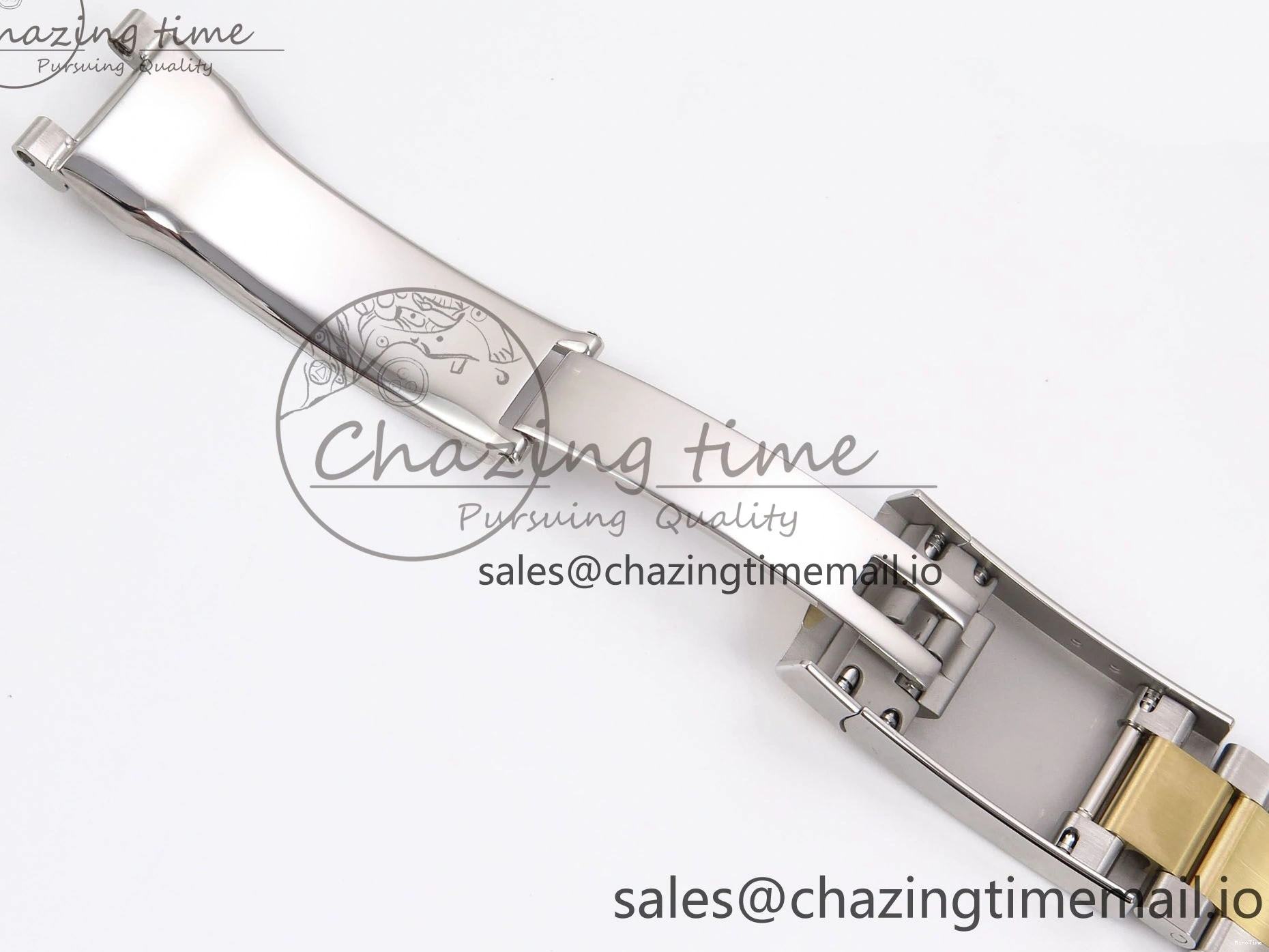 MiroTime 0514 DateJust 41 126333 EWEF Best Edition YG Diamonds Dial on SS YG Oyster Bracelet A Minimalist 973